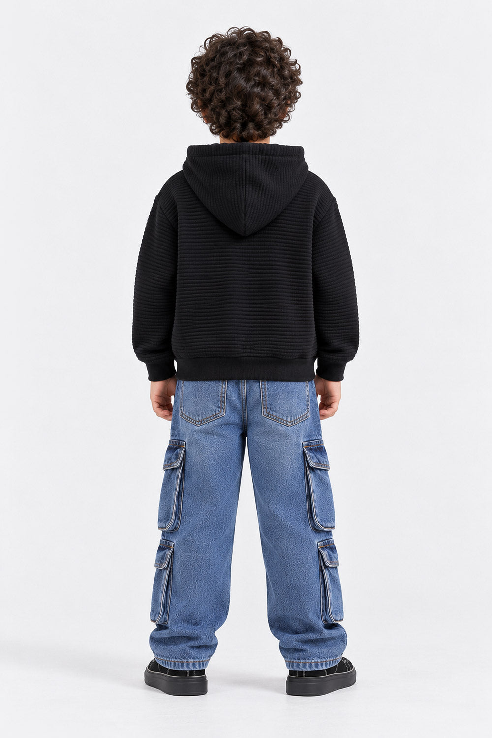 BOXY FIT ZIPPER HOODIE
