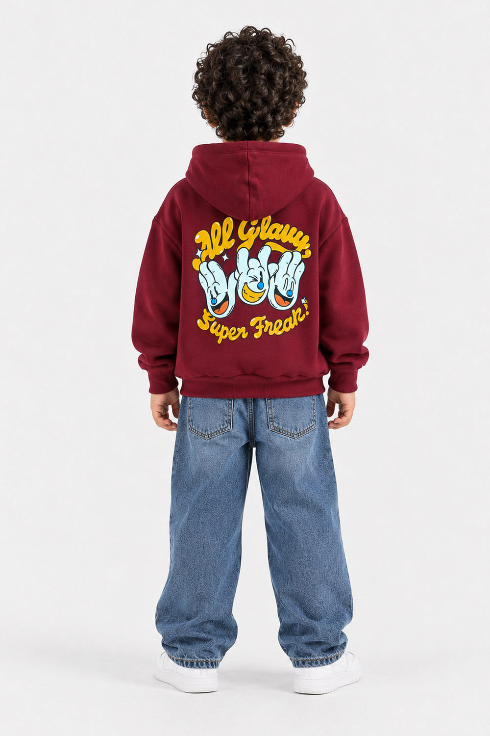 BOXY FIT GRAPHIC HOODIE