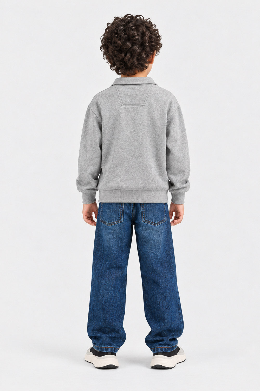 COLLAR SWEATSHIRT