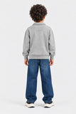 COLLAR SWEATSHIRT
