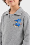 COLLAR SWEATSHIRT