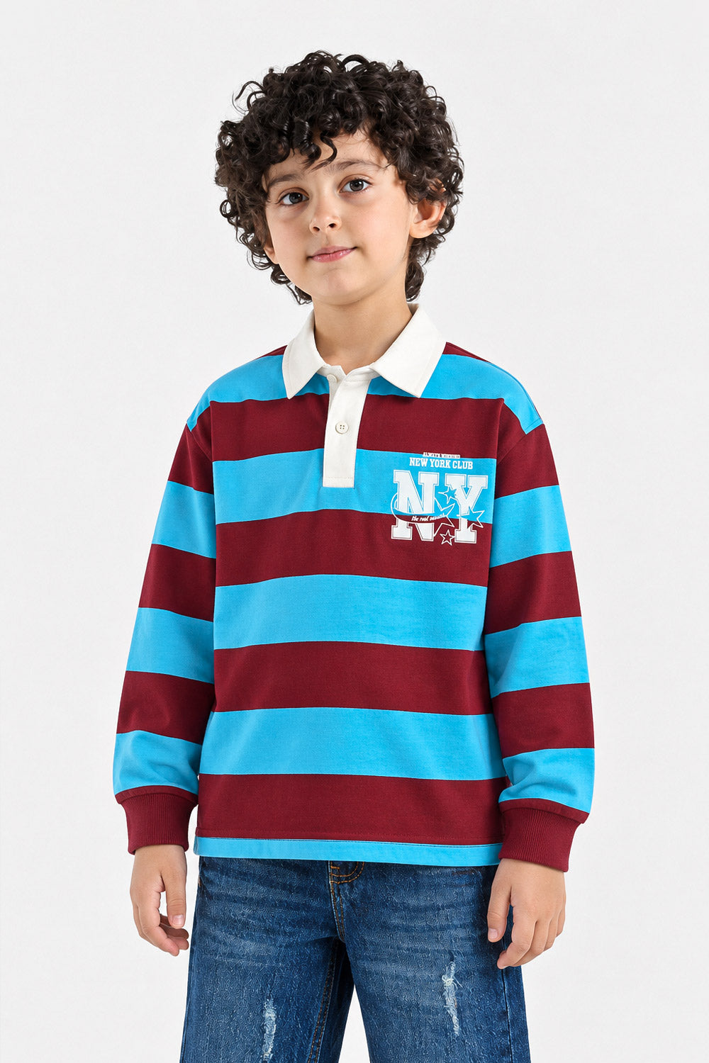 YARN DYED POLO SHIRT