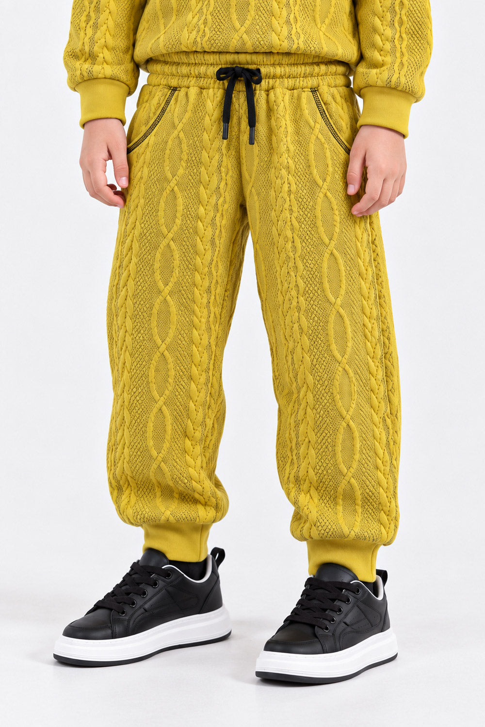 JACQUARD BAGGY FIT TROUSER