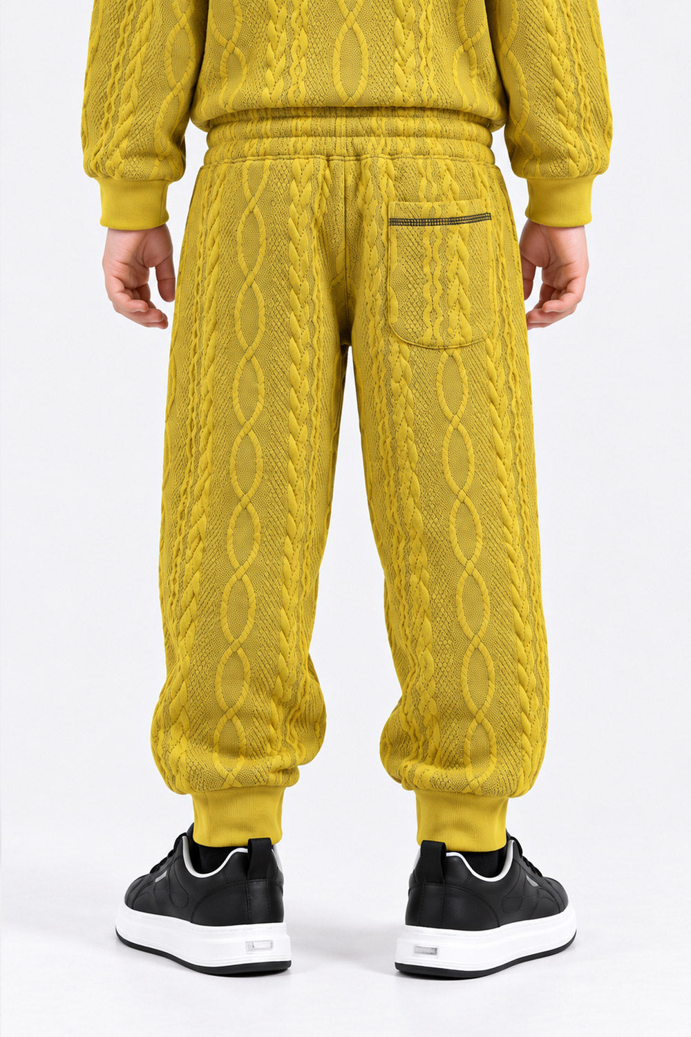 JACQUARD BAGGY FIT TROUSER