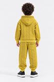 JACQUARD BOXY FIT HOODIE