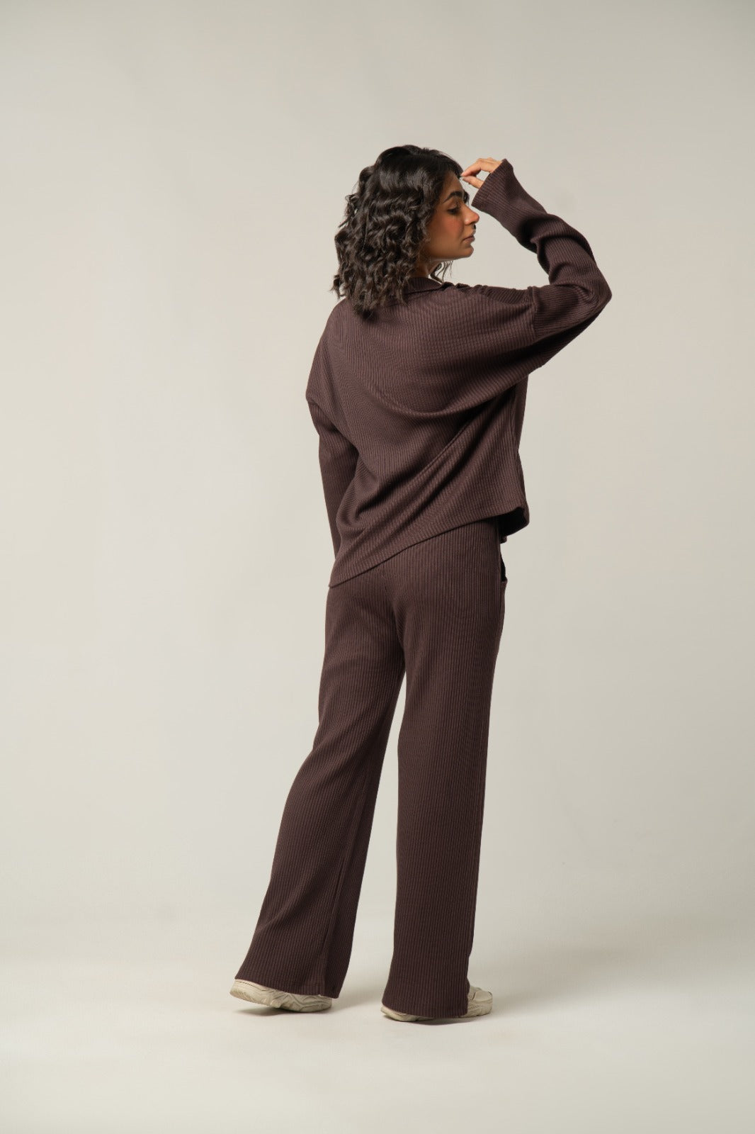 Ribbed Quarter-Zip CO-ORD Set