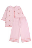 Girls' Blush Pink Floral Eastern Set