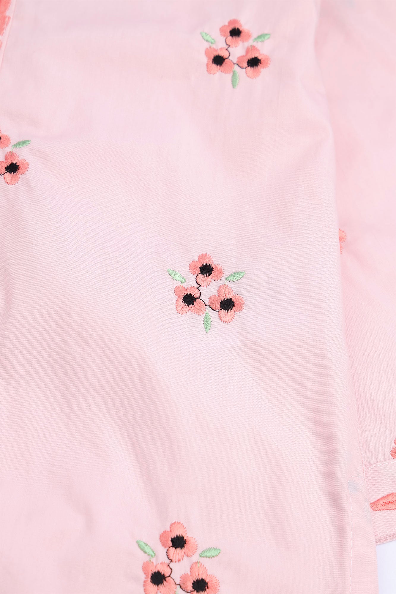 Girls' Blush Pink Floral Eastern Set