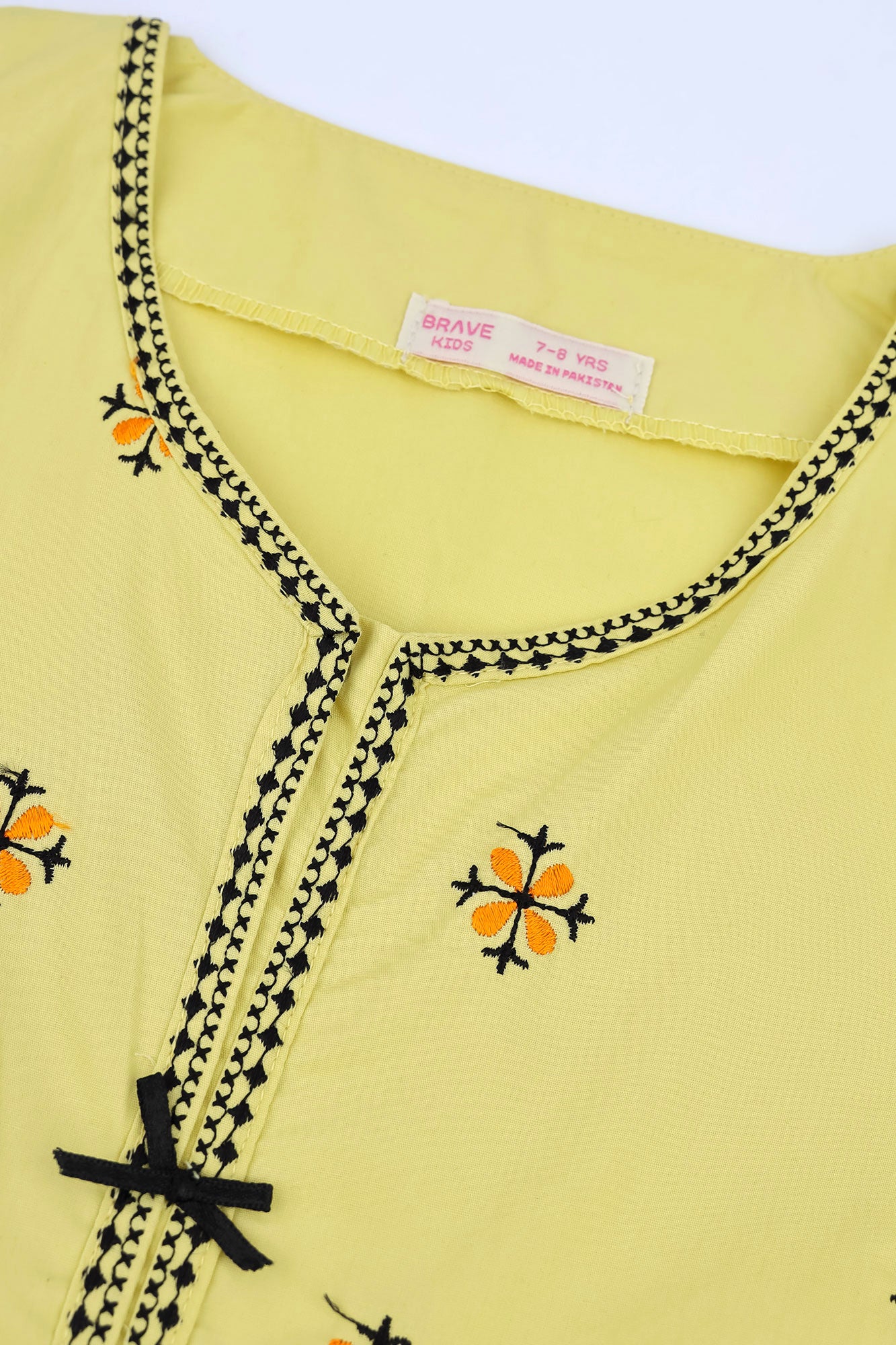 Girls’ Embroidered Lime Co-Ord Set