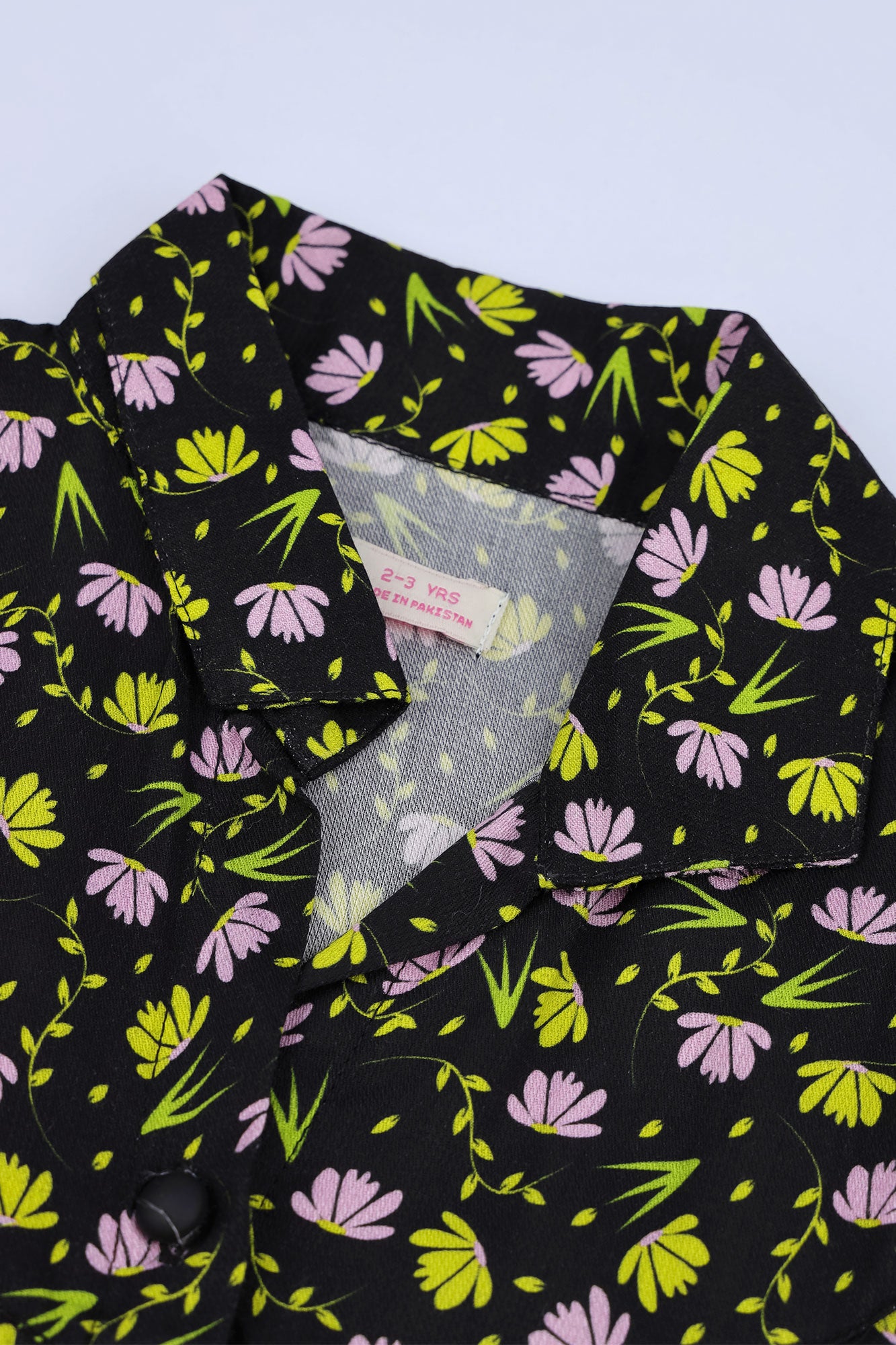 Girls’ Floral Print Knot-Front Co-Ord Set