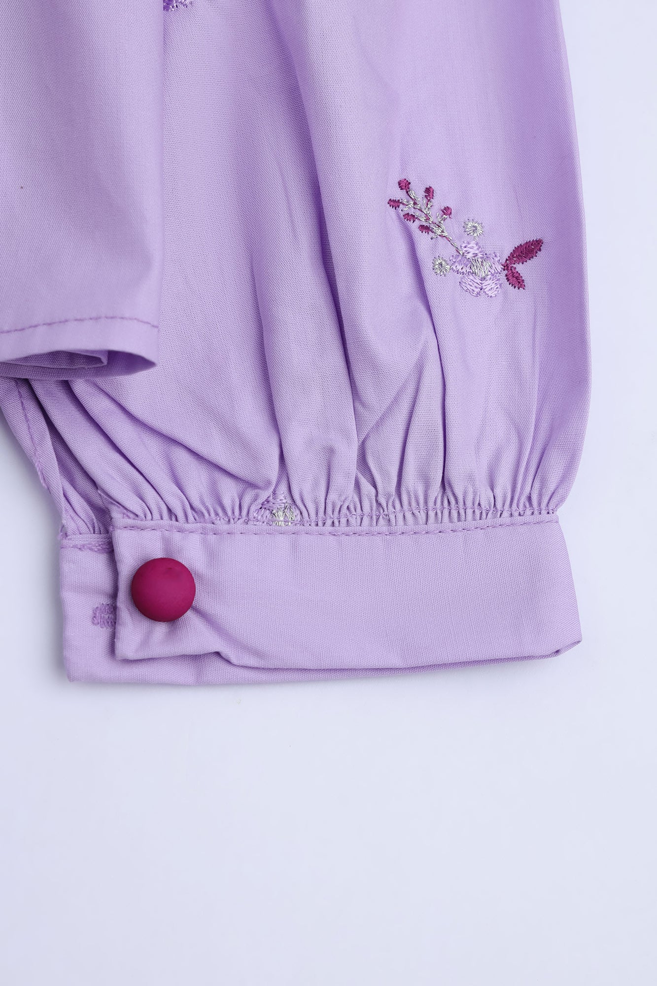 Girls' Floral Embroidered Set