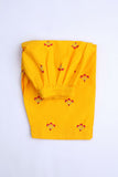 Girls' Mustard Floral Embroidered Set