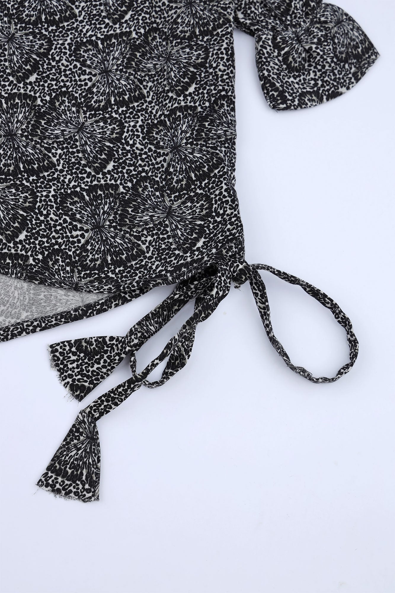Girls’ Monochrome Abstract Print Co-Ord Set