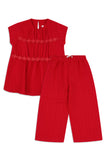 Girls Lace Trimmed Co-Ord Set