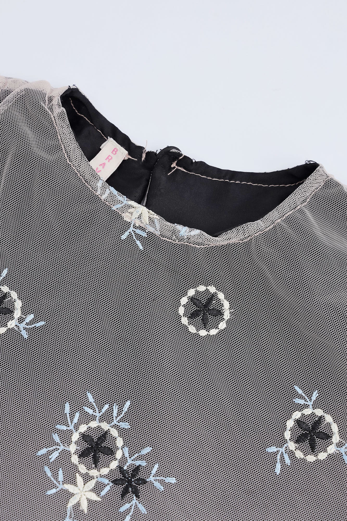 Girls’ Embroidered Net Co-Ord Set