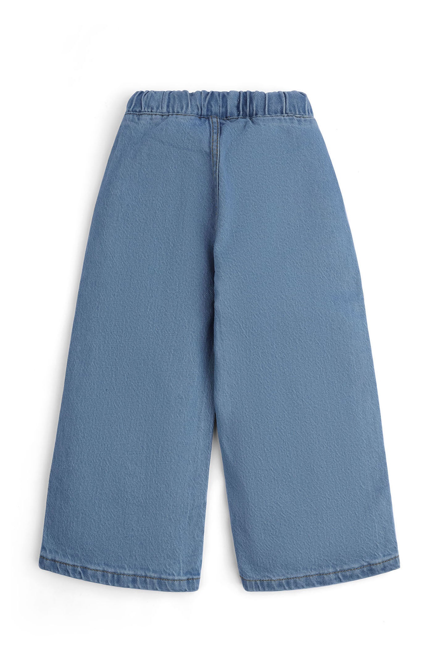 Girls' Heart Embroidered Jeans