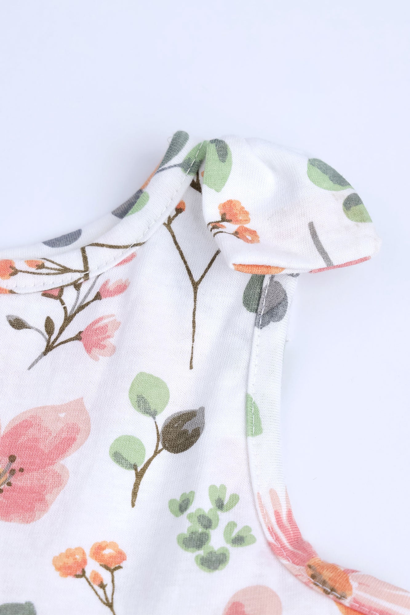 Girls' Floral Jersey Frock