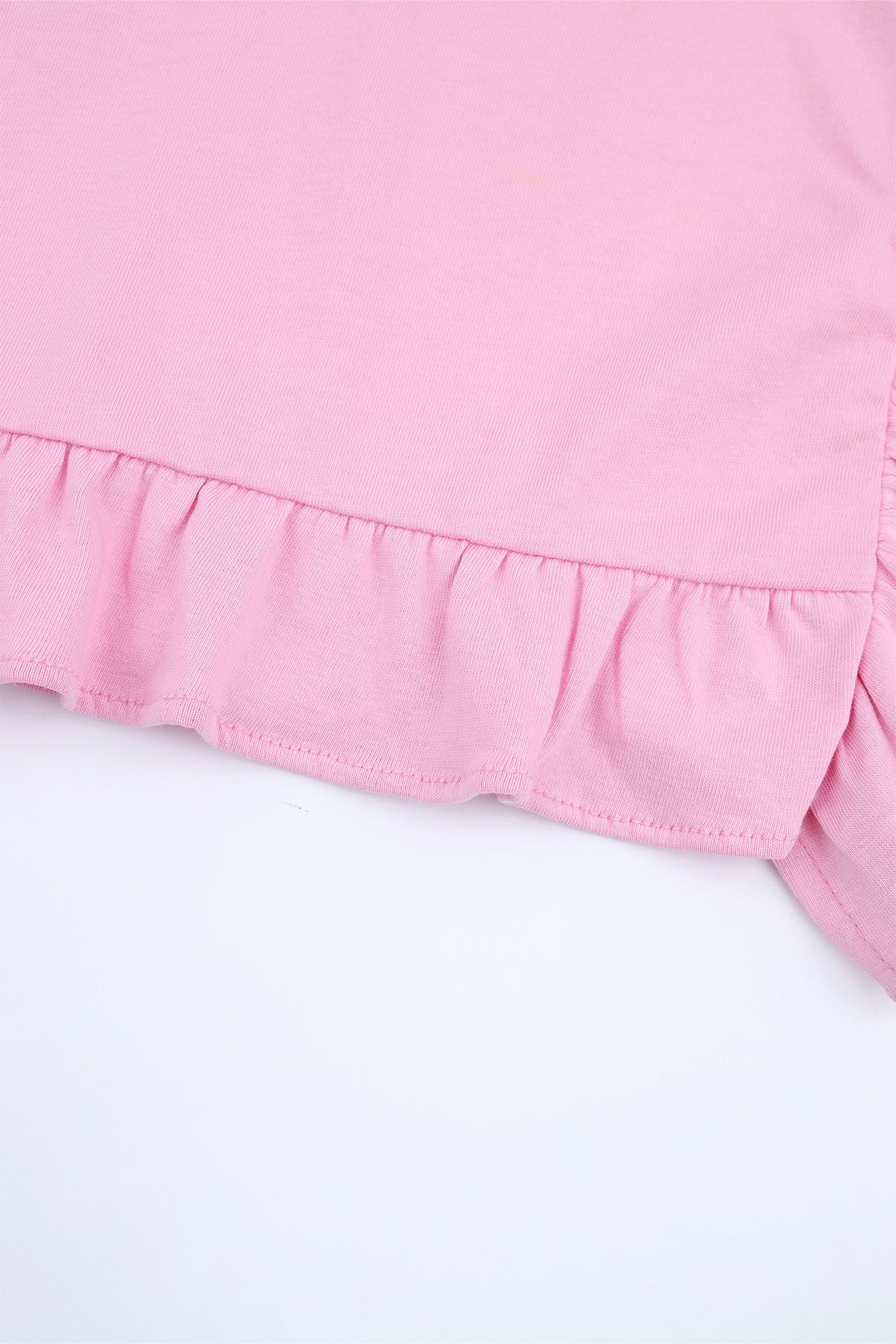Girls' Ruffled Floral Tee