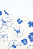 Girls’ All-Over Hibiscus Printed Tee