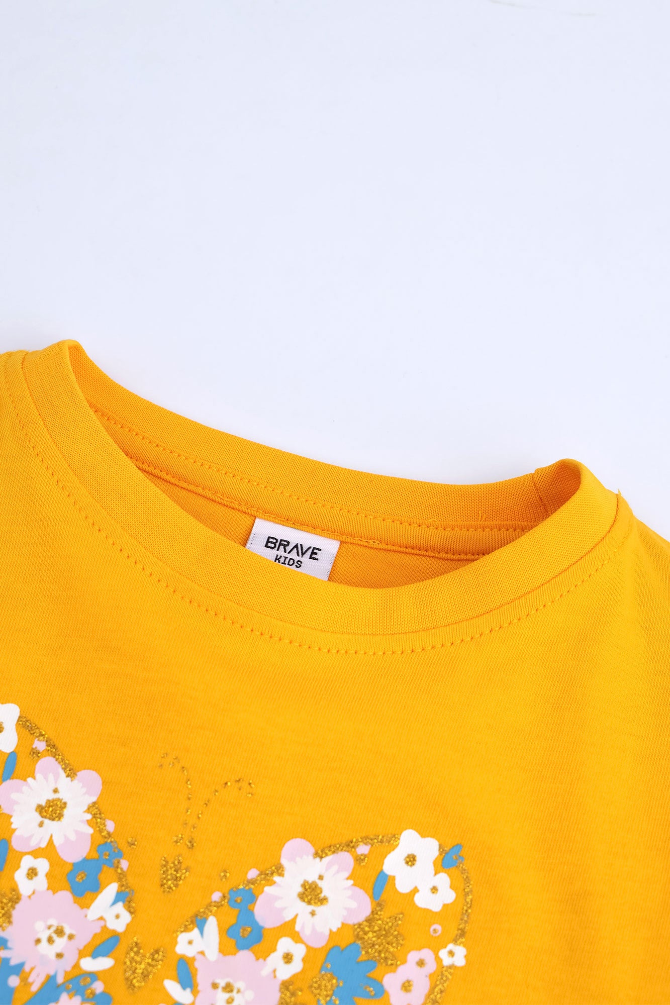 Girls' Butterfly Floral Tee