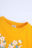 Girls' Butterfly Floral Tee