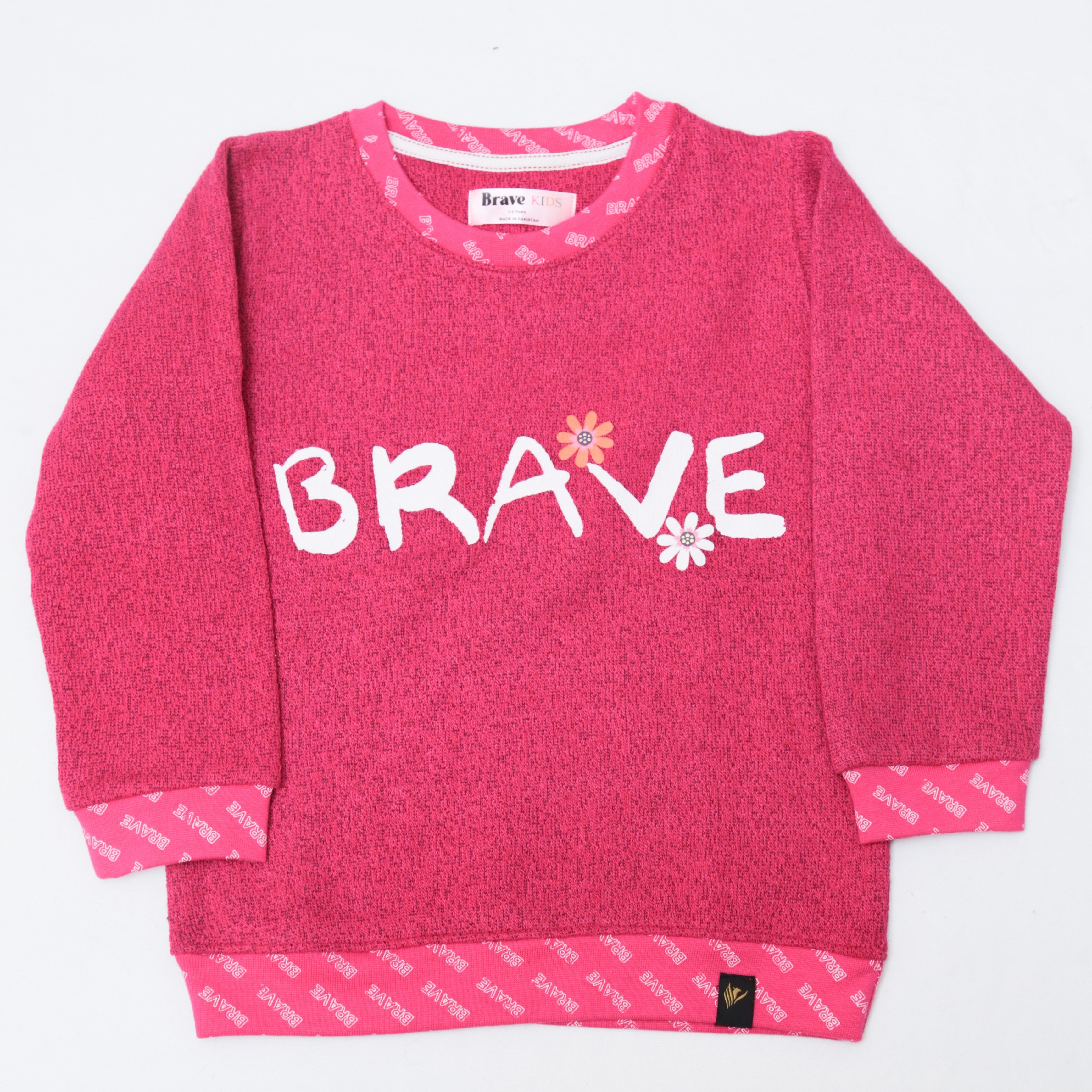 Pink Brave Sweatshirt