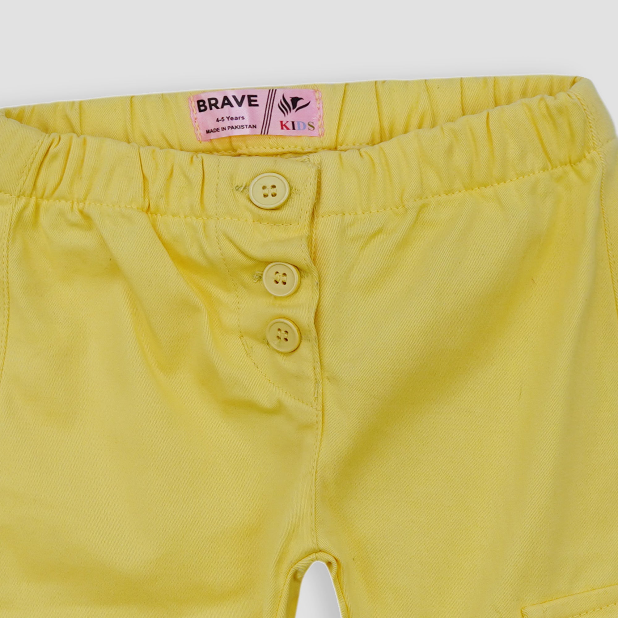 Yellow Cargo Pant