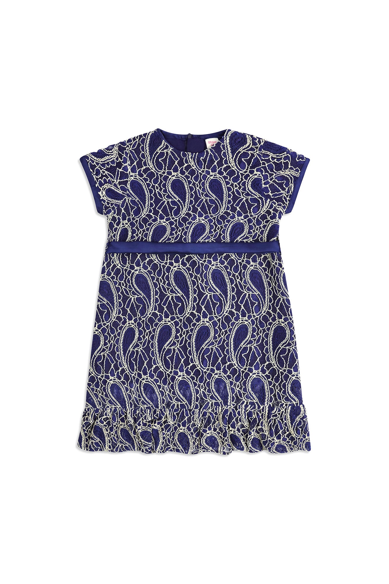 Girls’ Premium Paisley Lace Frock