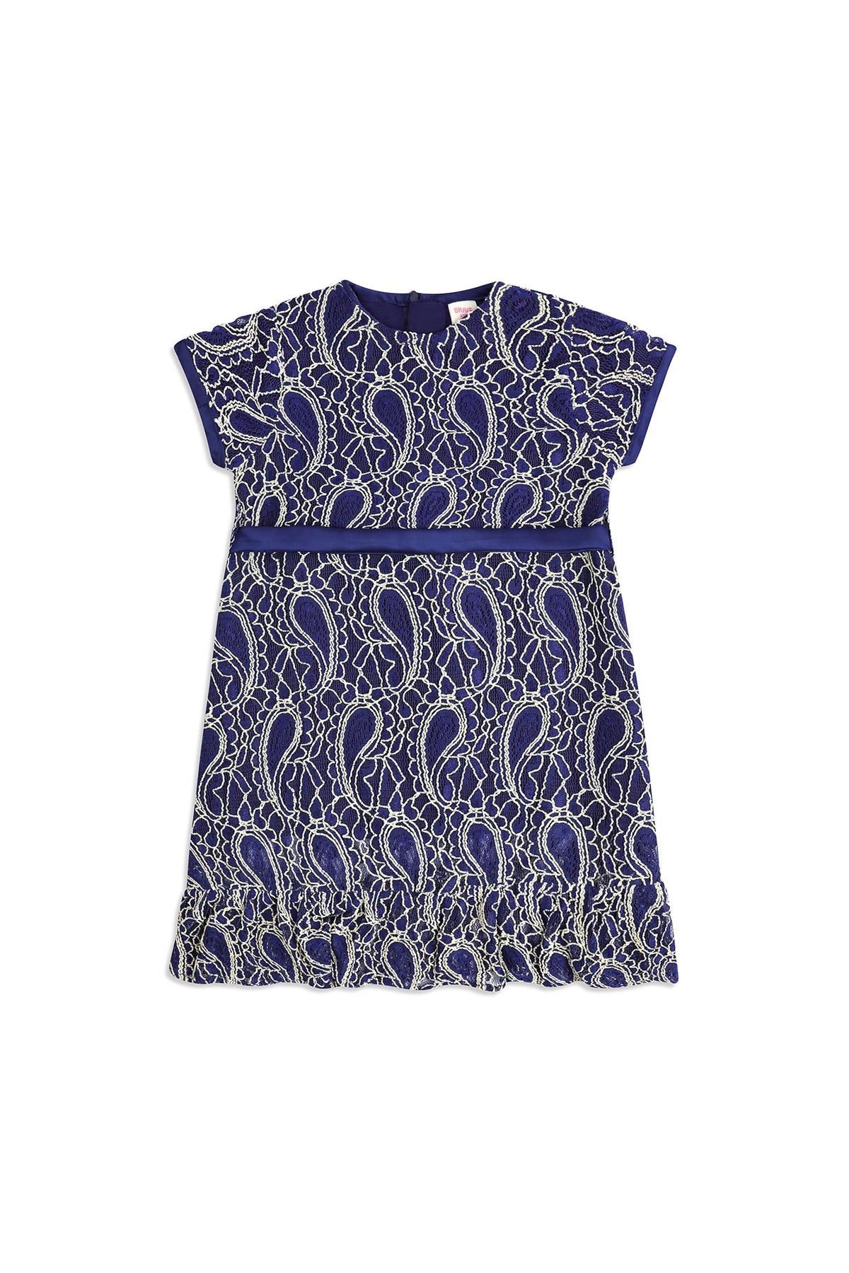 Girls’ Premium Paisley Lace Frock