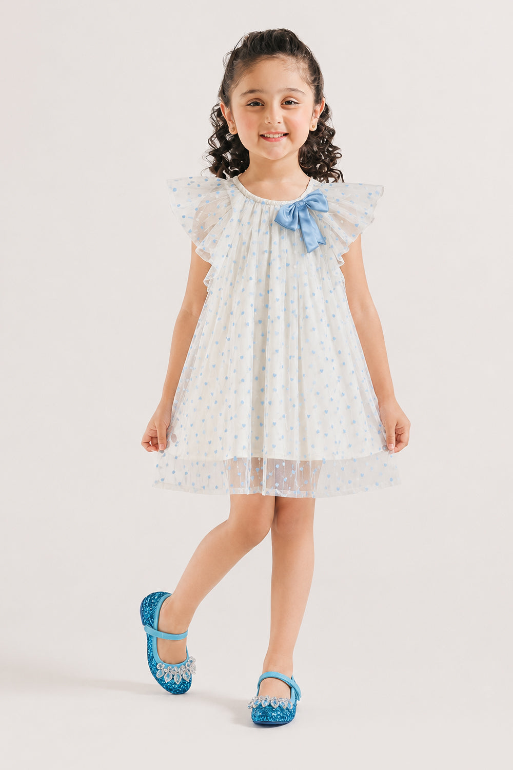 HEART PRINTED FROCK