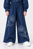 EMBROIDERED TROUSER