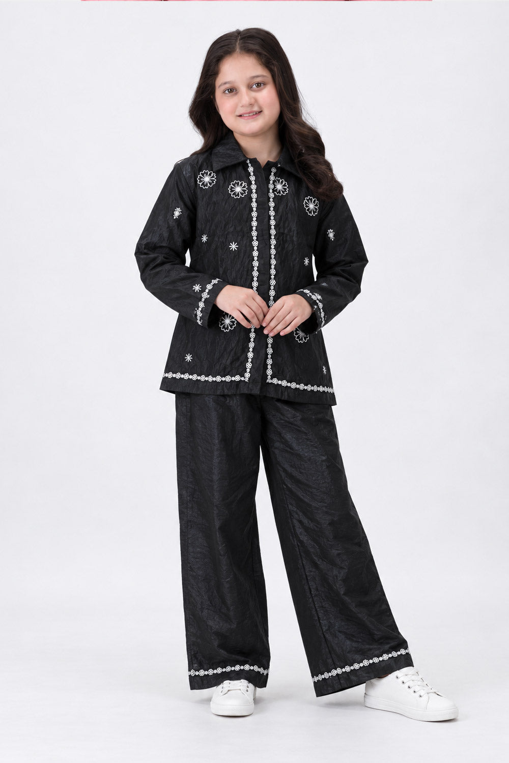 GIRLS EMBROIDERED  CO-ORD SET