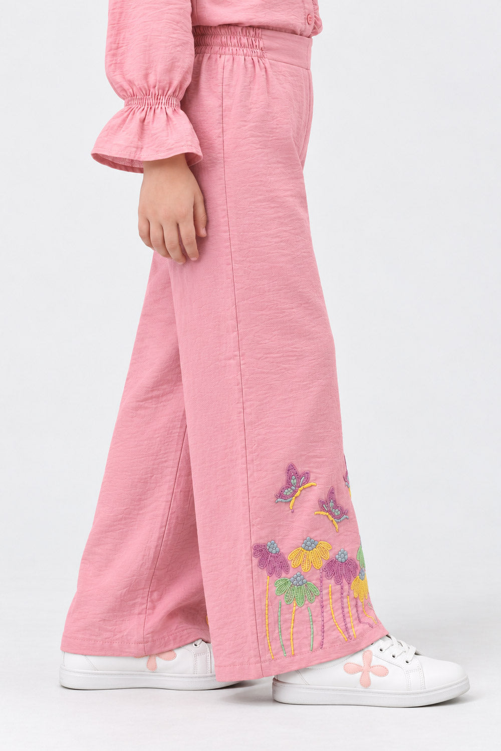 GIRLS EMBROIDERED  CO-ORD SET