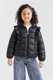 RUFFLE PUFFER JACKET