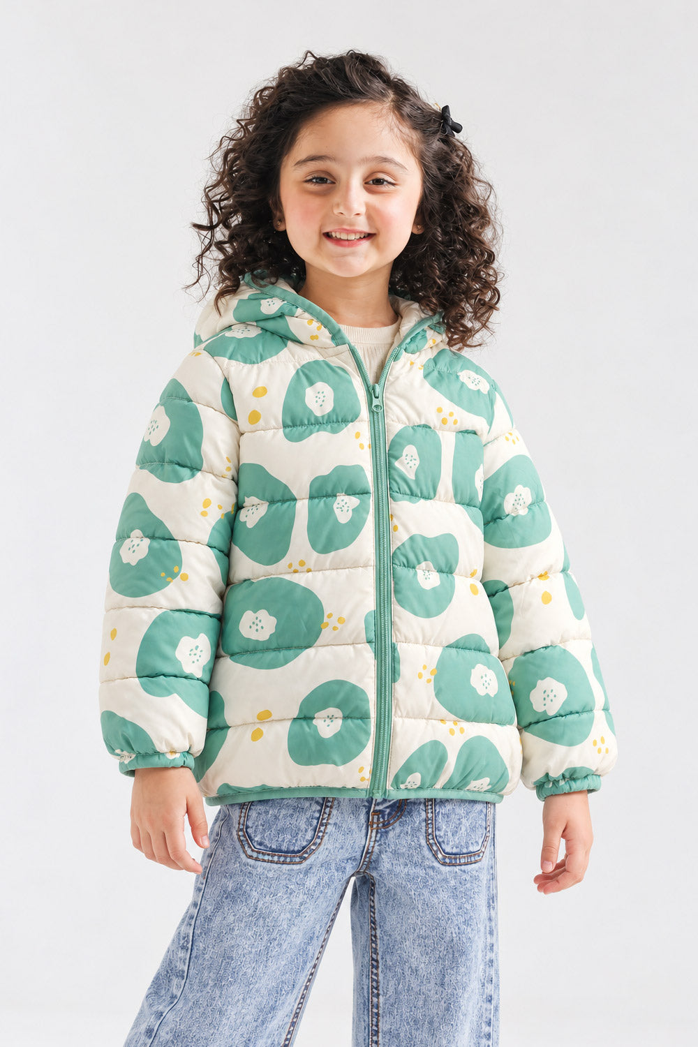 PRINTED PUFFER JACKET
