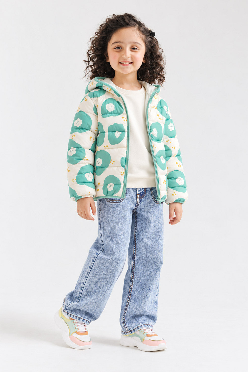 PRINTED PUFFER JACKET