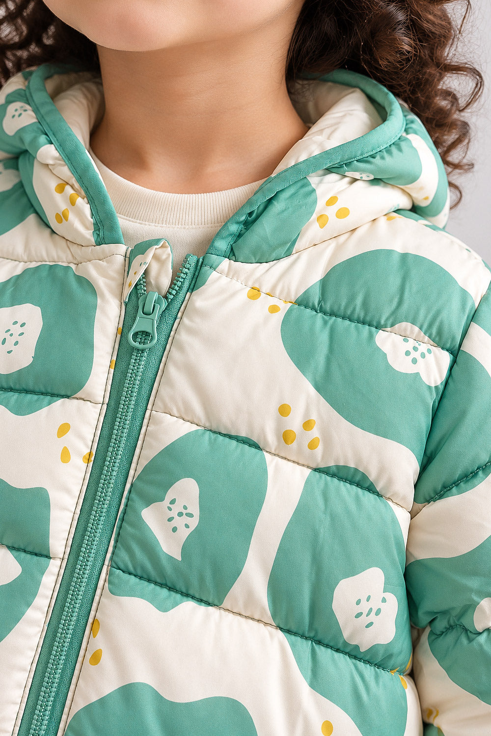 PRINTED PUFFER JACKET