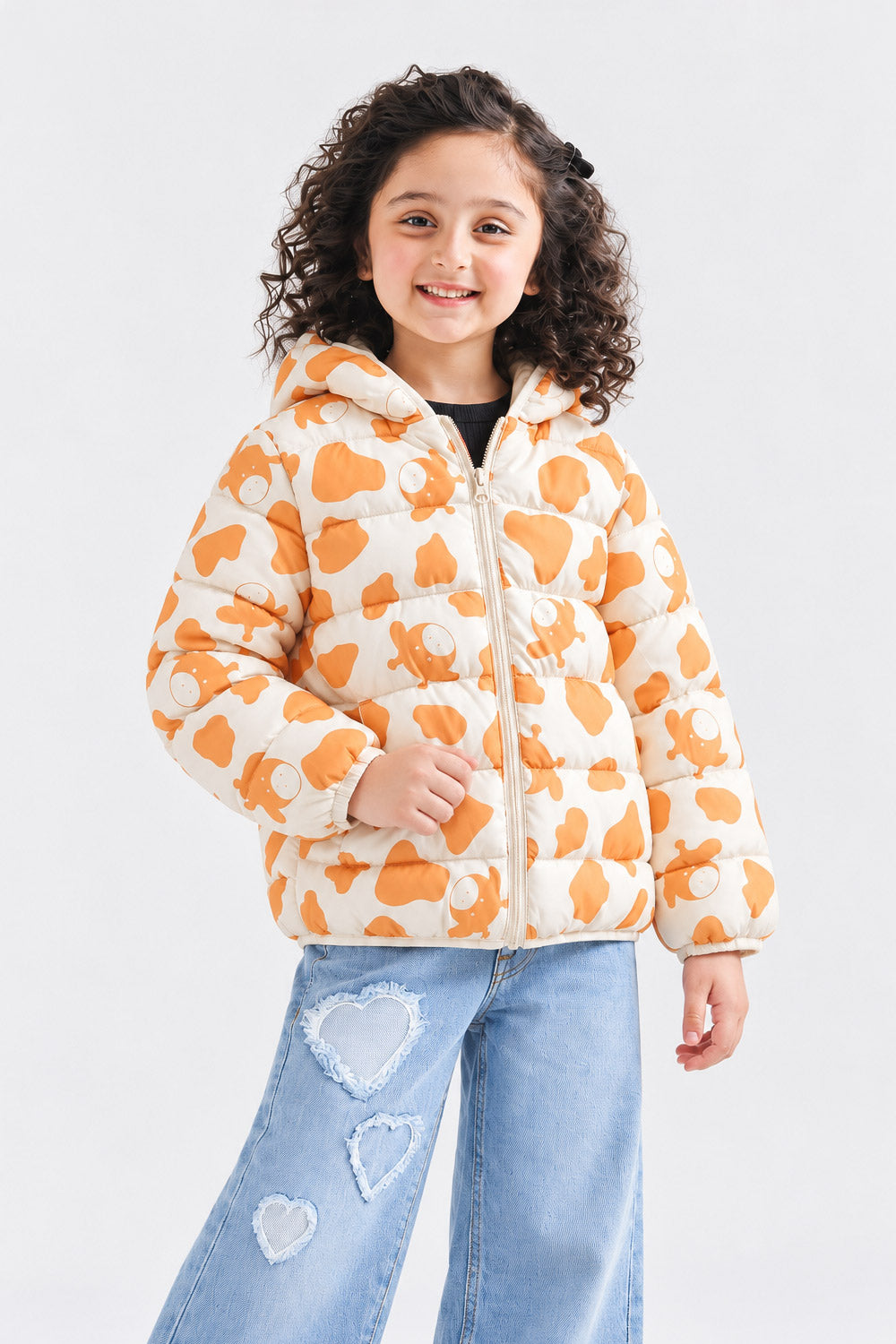 PRINTED PUFFER JACKET