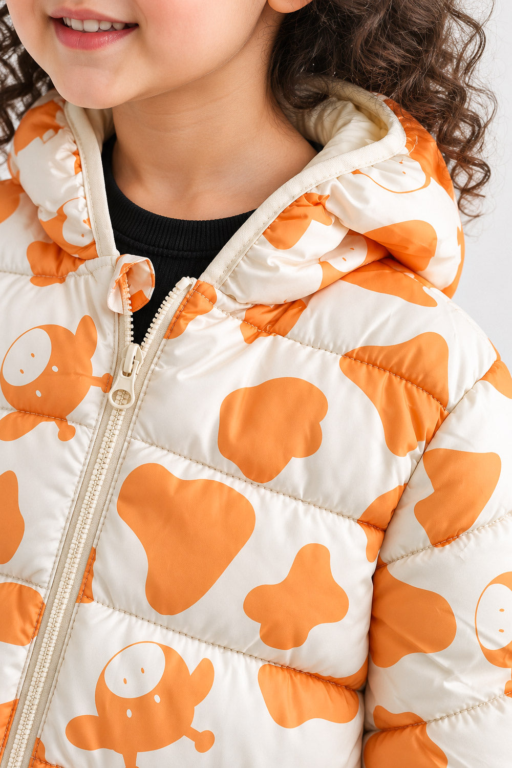 PRINTED PUFFER JACKET
