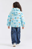 PRINTED PUFFER JACKET