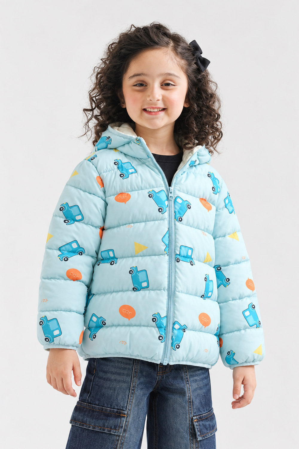 PRINTED PUFFER JACKET
