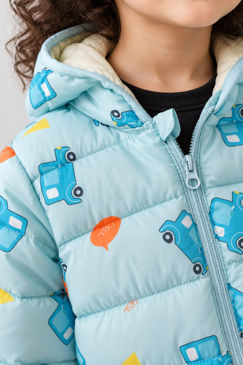 PRINTED PUFFER JACKET