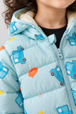 PRINTED PUFFER JACKET
