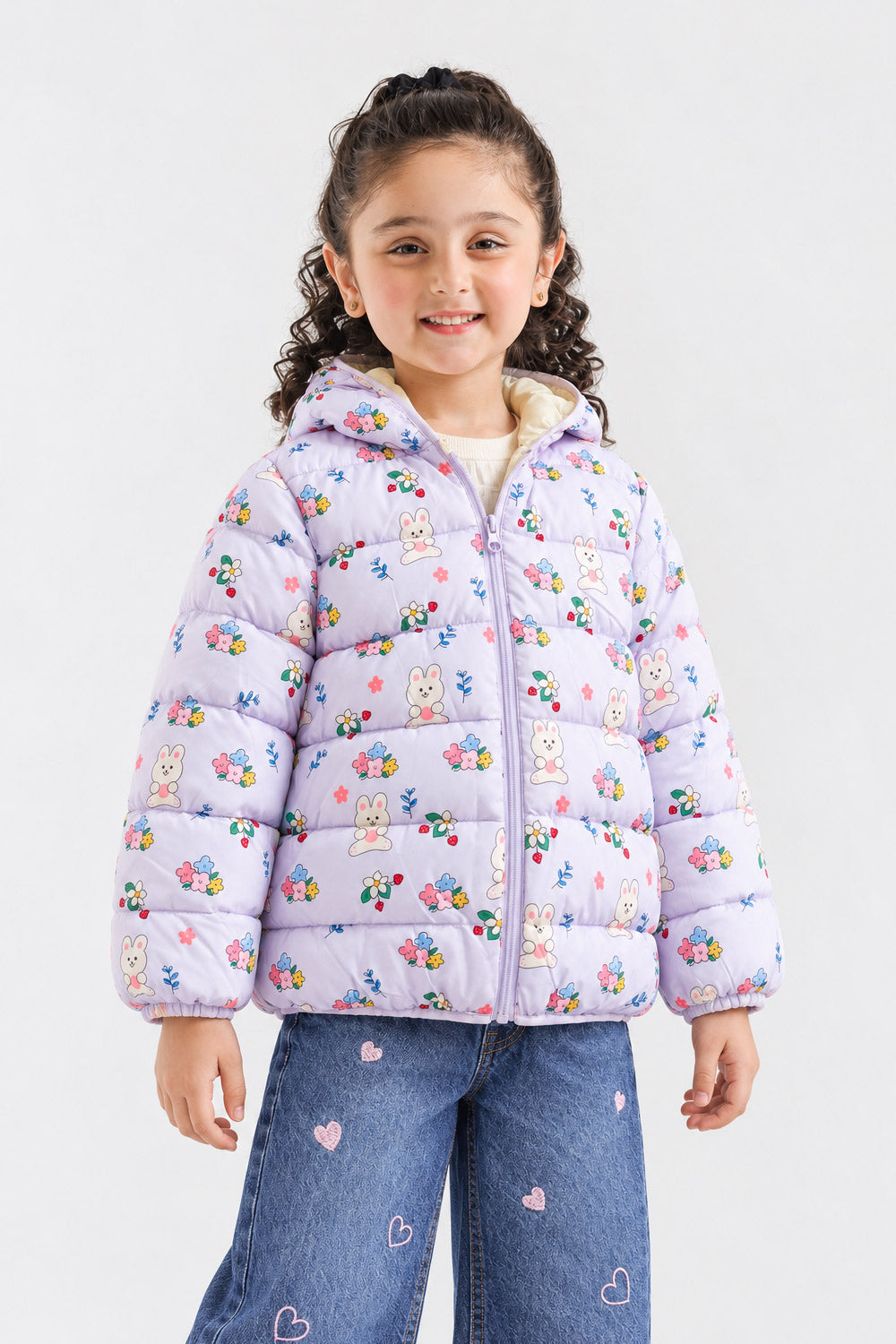 PRINTED PUFFER JACKET