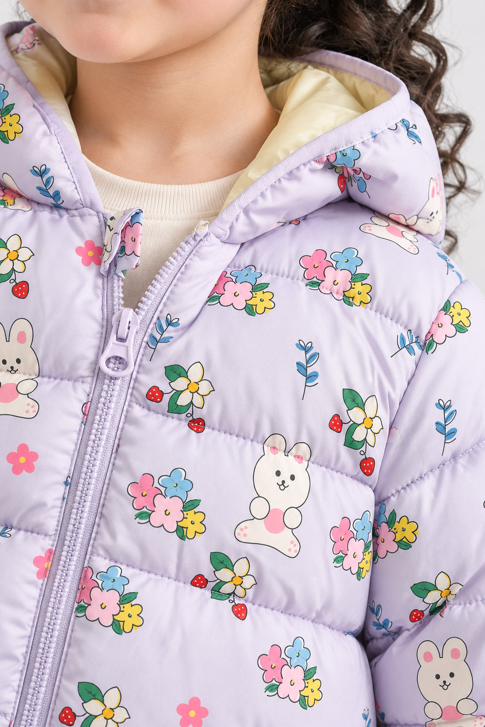 PRINTED PUFFER JACKET