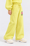 EMBROIDERED WIDE LEG TROUSER