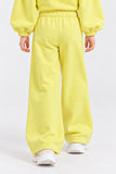 EMBROIDERED WIDE LEG TROUSER