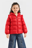 RUFFLE PUFFER JACKET
