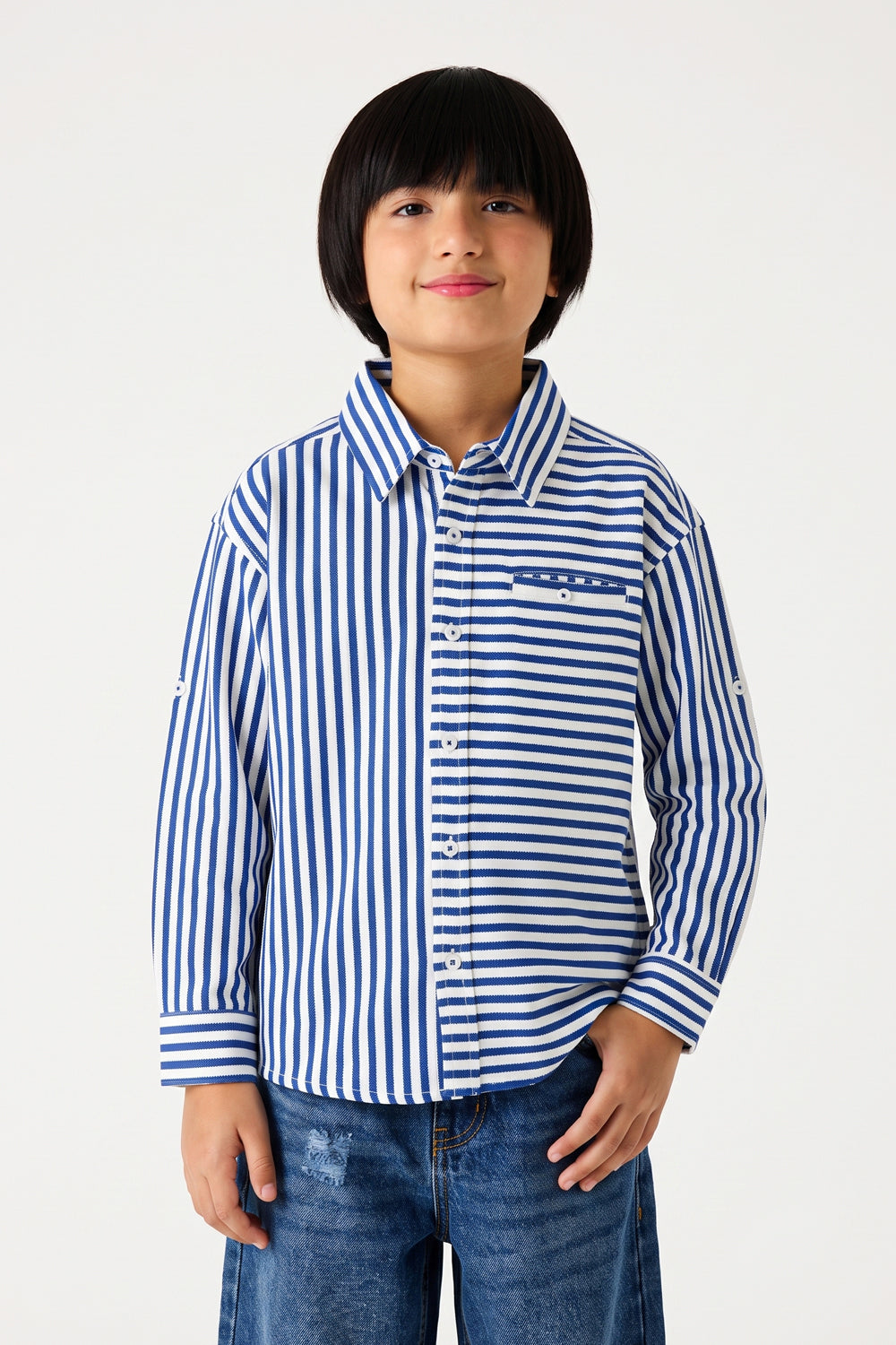 BUTTON DOWN STRIPER SHIRT
