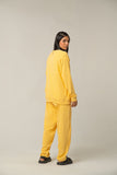 Yellow Ribbed CO-ORD SET